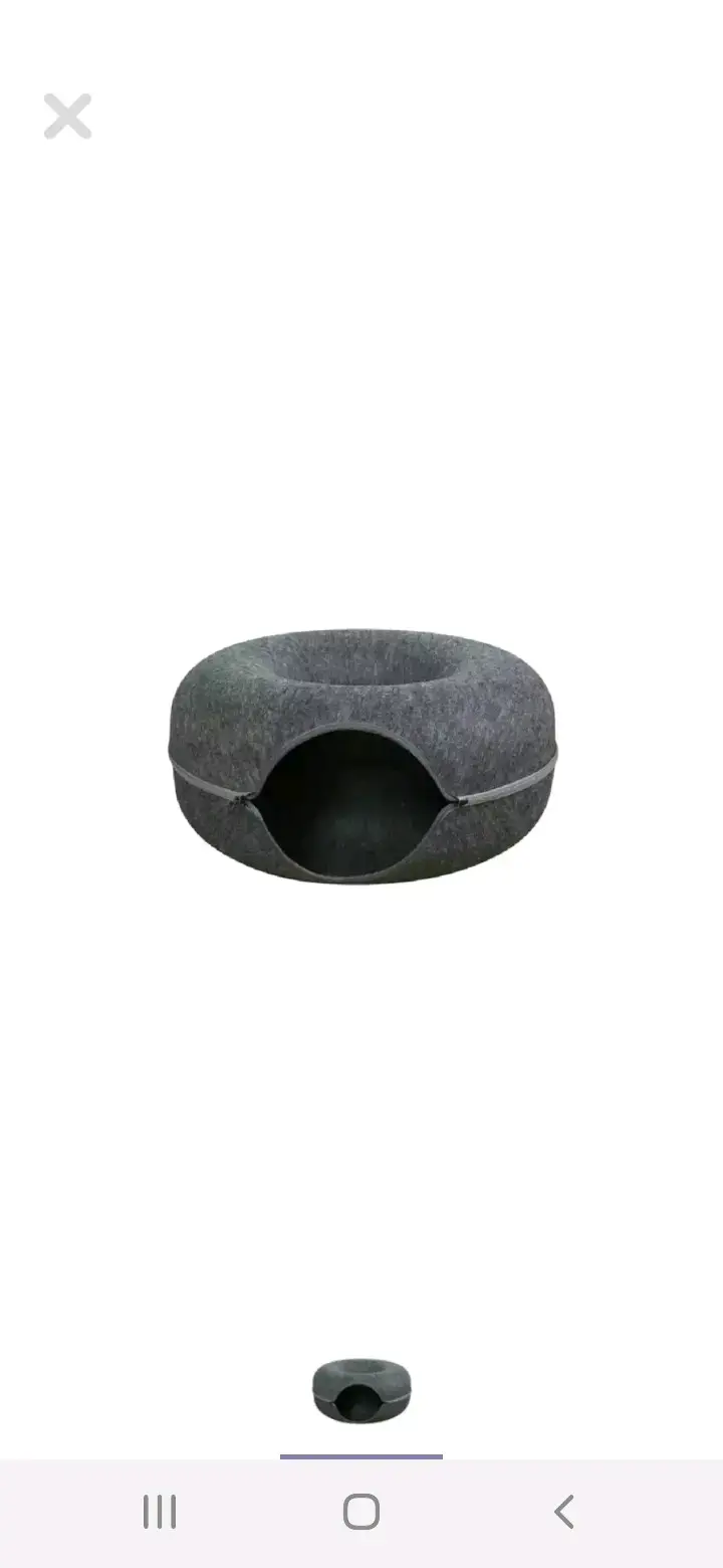 Cama para mascotas gris - 3