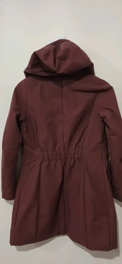 Parka burdeo con capucha - miniatura 4