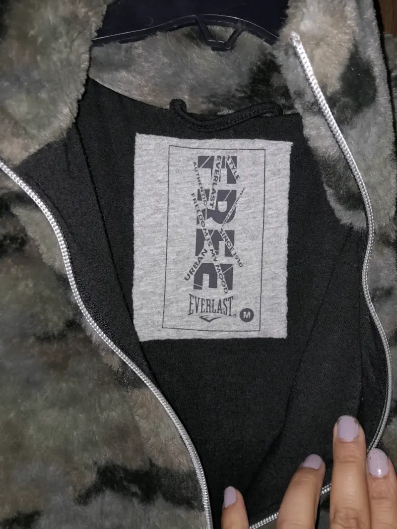 Poleron/ Chaqueta camuflada Everlast talla M - 3