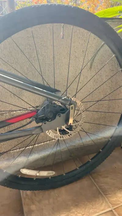 Bicicleta híbrida  Btwin Negro - miniatura 2
