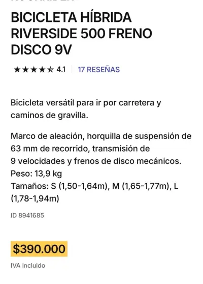 Bicicleta híbrida  Btwin Negro - miniatura 5