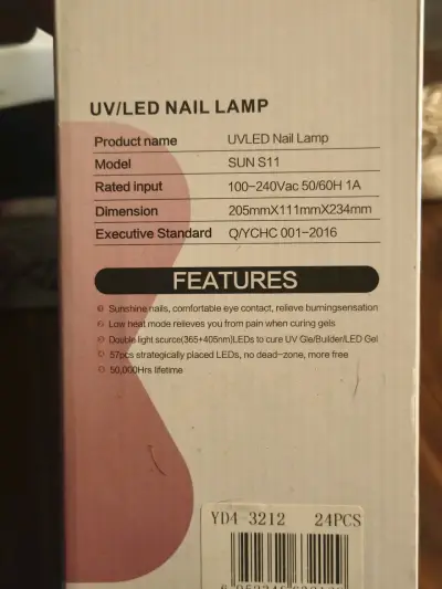Lámpara LED/UV 2 en 1 para uñas - miniatura 6