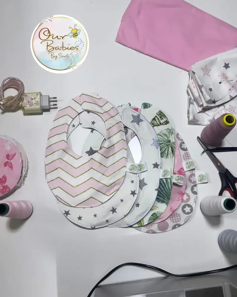 Set de baberos estampados recién nacidos - 2