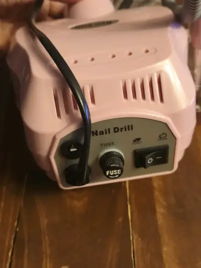 Torno eléctrico de uñas rosa - miniatura 4