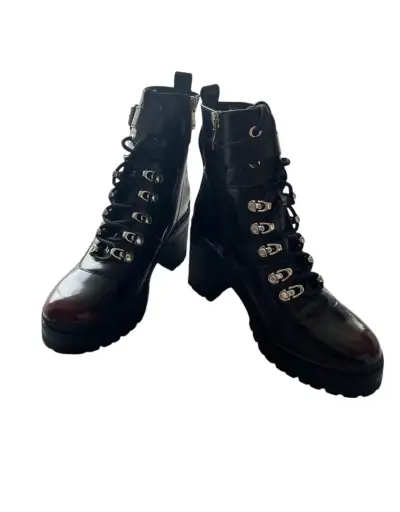 Botines negros con plataforma 38 - miniatura 1
