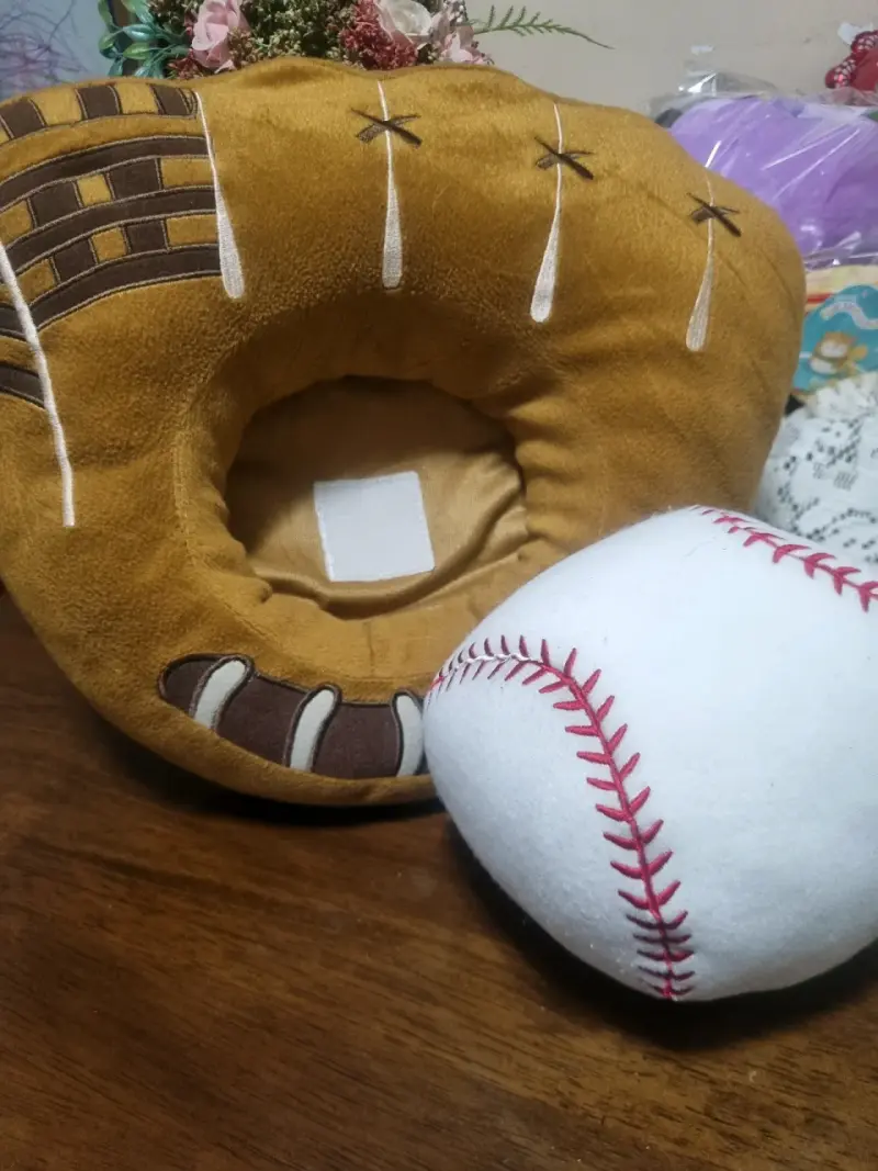 Cojín decorativo guante béisbol - 2