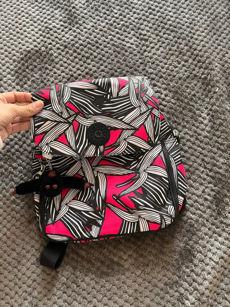 Mochila kipling Arilla Bold Leaf Nueva - 3