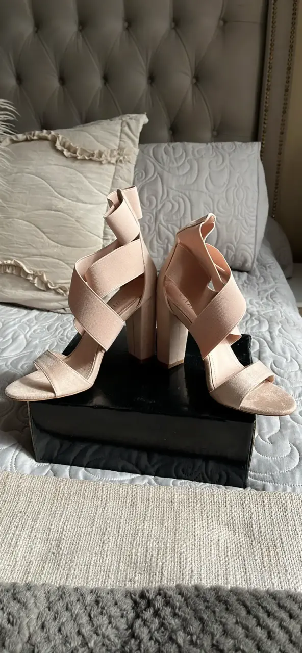 Sandalias taco alto 38