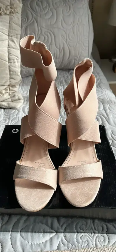 Sandalias taco alto 38 - miniatura 2