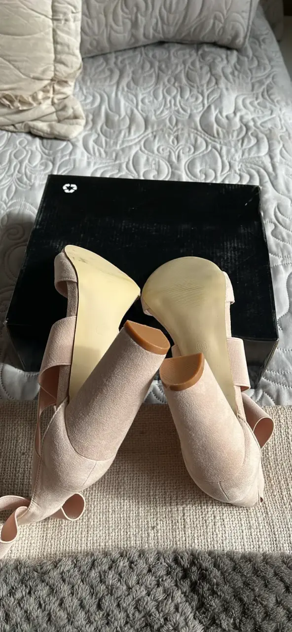 Sandalias taco alto 38 - 3