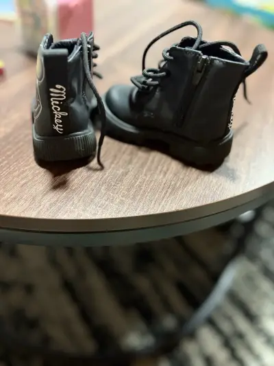 Botines infantiles negros - miniatura 3