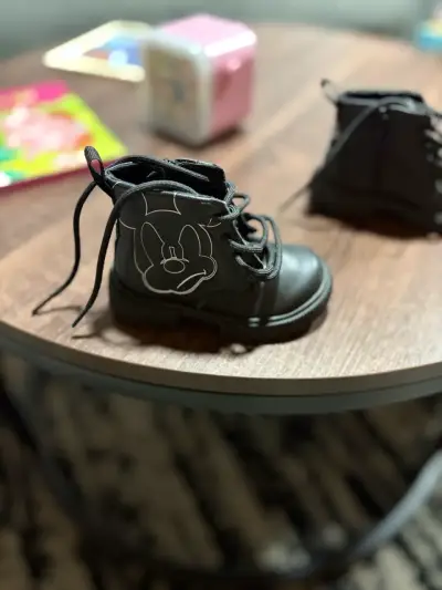 Botines infantiles negros - miniatura 5