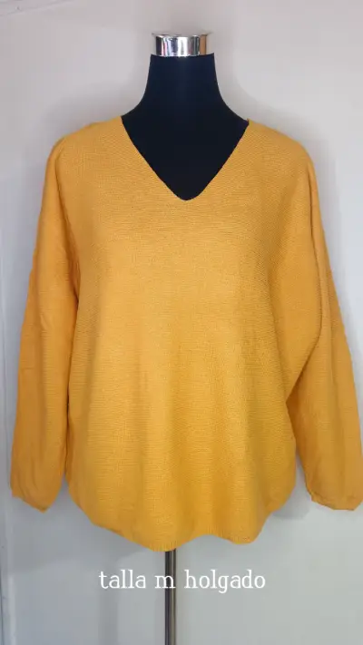 Sweater amarillo talla M - miniatura 1