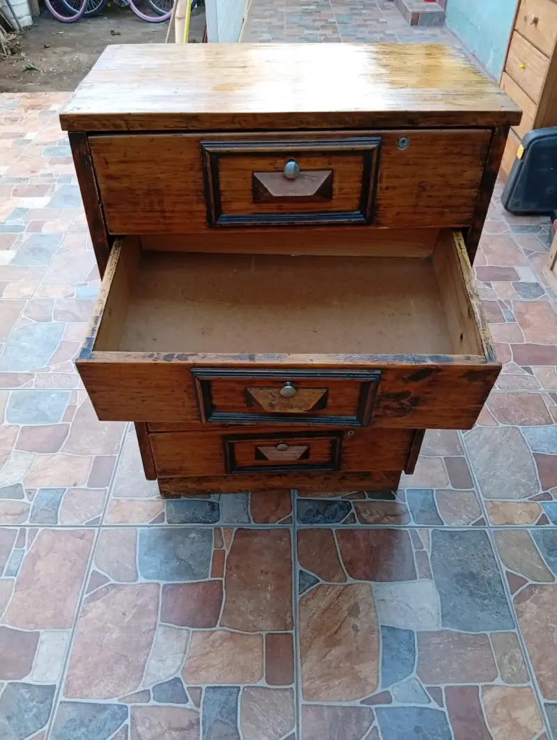 Cómoda de Madera Vintage - 2