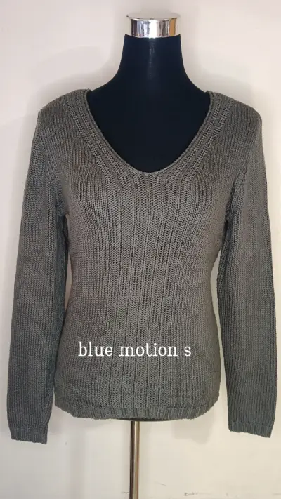 Suéter gris tejido Blue Motion - miniatura 1