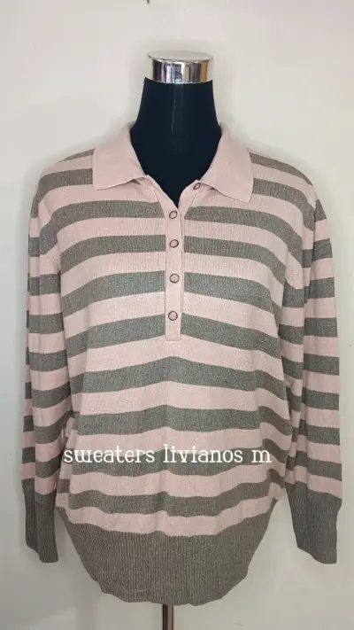 Suéter gris tejido Blue Motion - miniatura 4