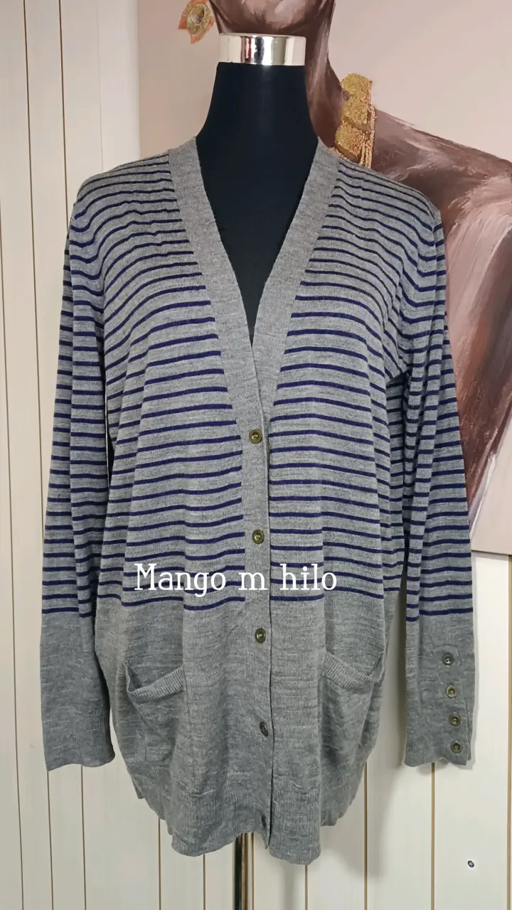 Suéter gris tejido Blue Motion - 6