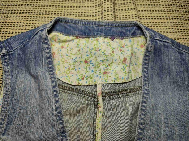 ᯓ★ Chaleco mezclilla, Denim vest, entallado y dise - 4