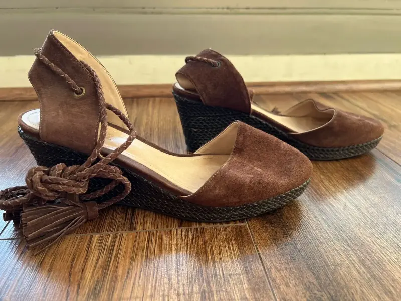 Zapatos de gamuza marrón - 2