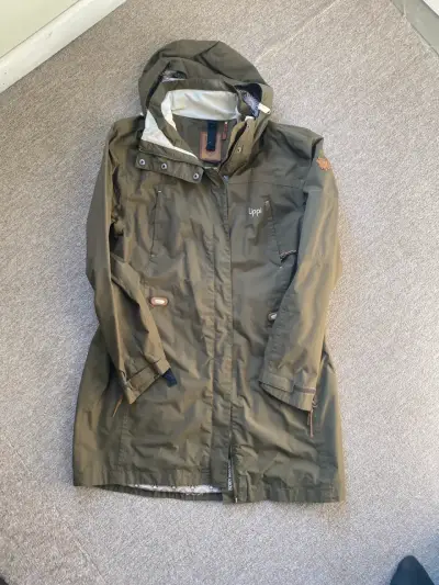 Parka verde Upp! impermeable - miniatura 1