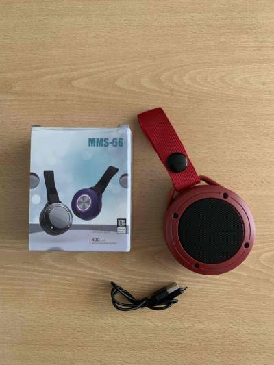 Parlante Bluetooth rojo MMS-66/ Nuevo - miniatura 1