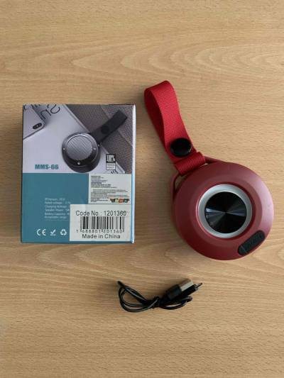 Parlante Bluetooth rojo MMS-66/ Nuevo - miniatura 2