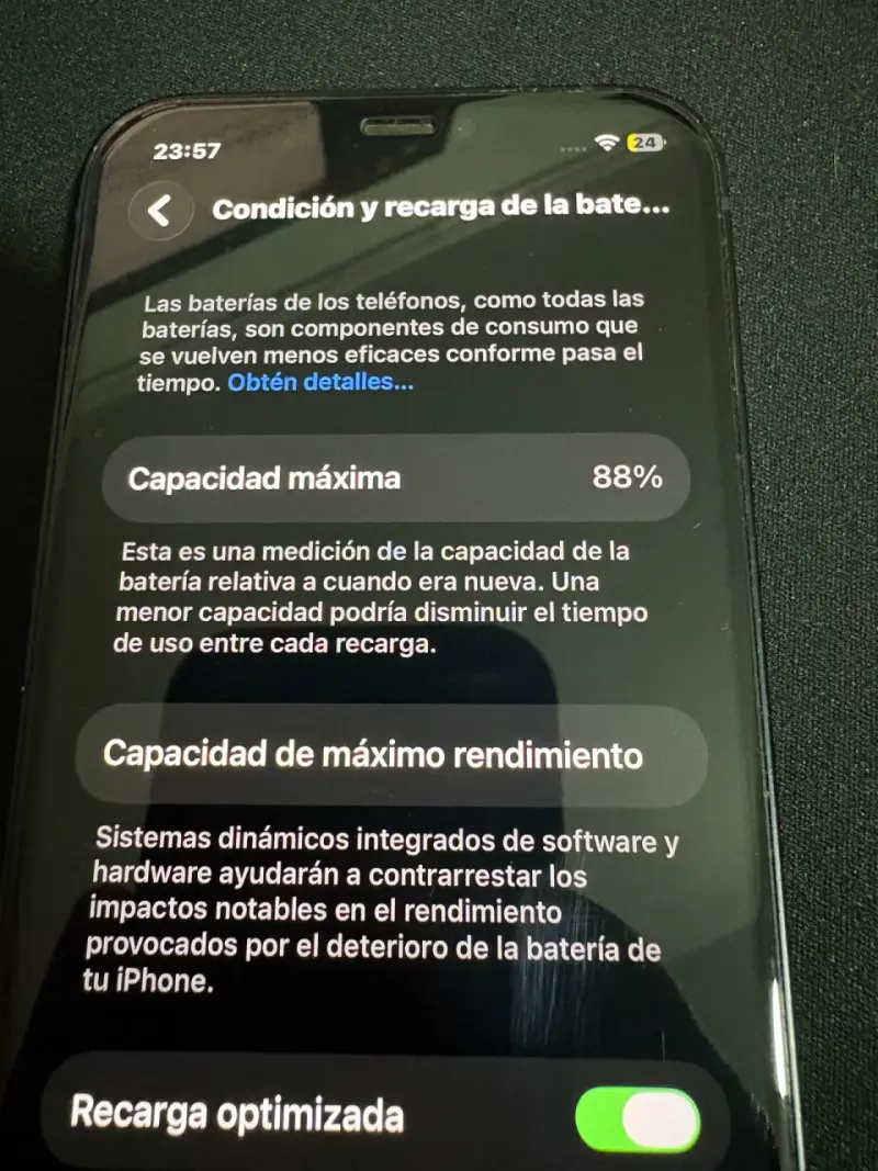 iPhone 12 negro 128gb en buen estado - 4