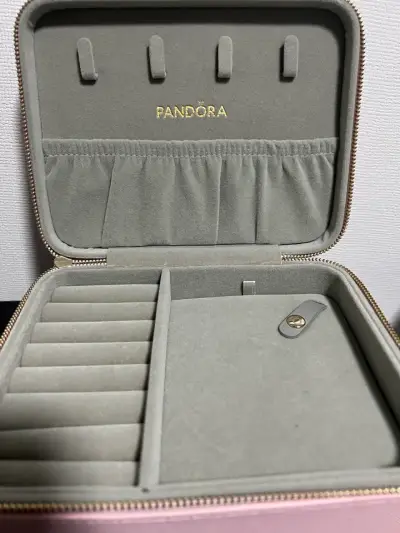 Joyero Pandora rosado con cierre dorado - miniatura 2