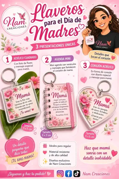 Llaveros Día de la Madre - miniatura 1