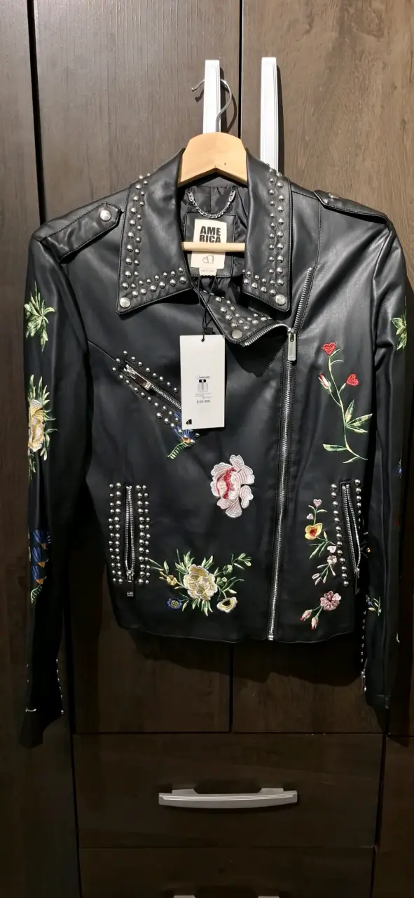 Chaqueta de cuero Americanino talla M - 2