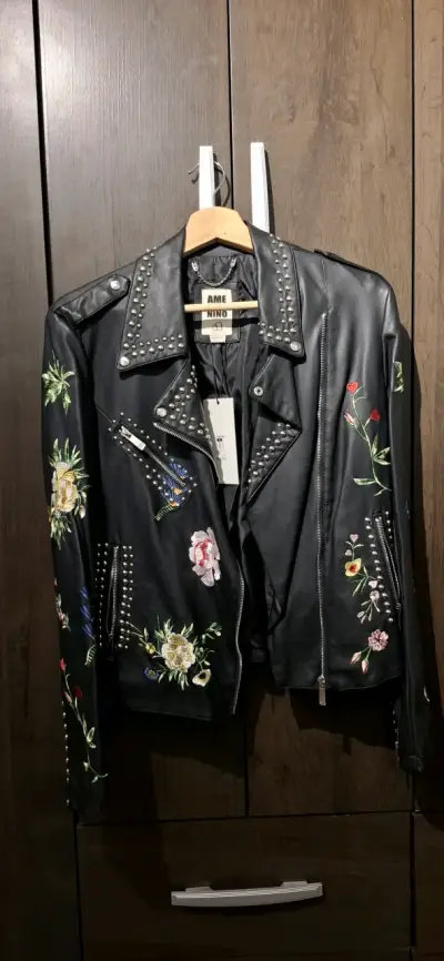 Chaqueta de cuero Americanino talla M - miniatura 3