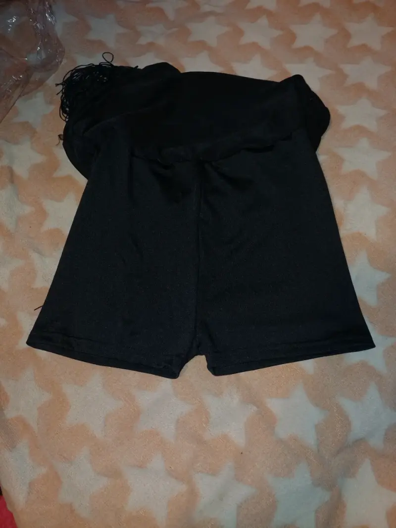 Falda de baile latino con flecos - 4
