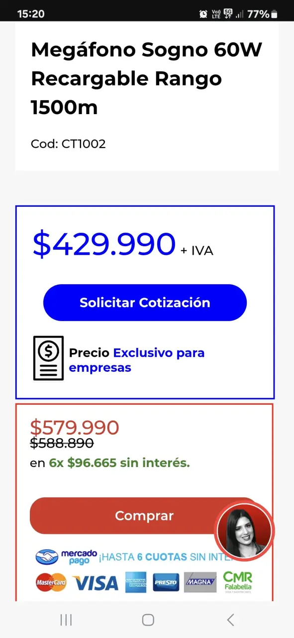 Megáfono Sognotech con micrófono - 5