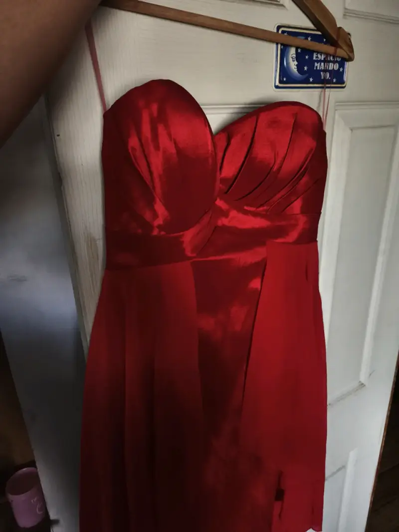 Vestido rojo de fiesta - 2