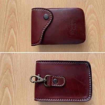 Estuche de cuero marrón Panama Jack - miniatura 1