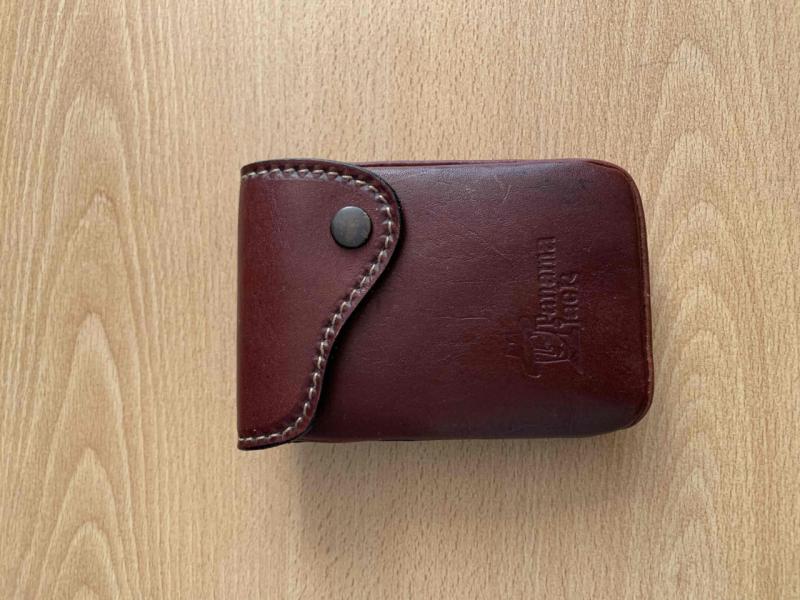 Estuche de cuero marrón Panama Jack - 2