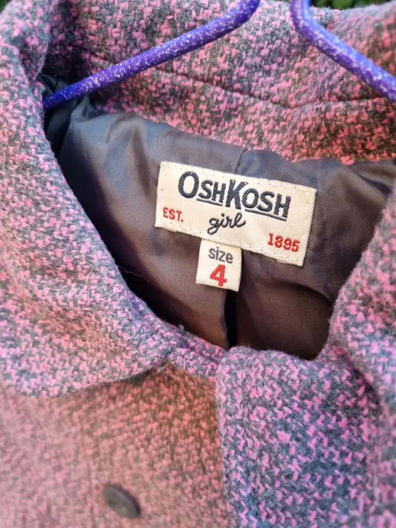 Abrigo niña marca Oshkosh talla 4 - 3