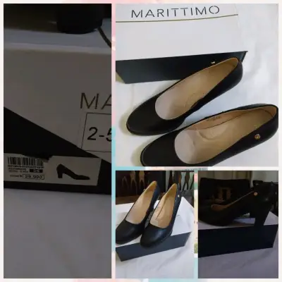 Zapatos negros de tacón Marittimo - miniatura 1