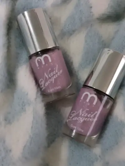 Set 2 esmaltes de uñas rosado brillante - miniatura 1
