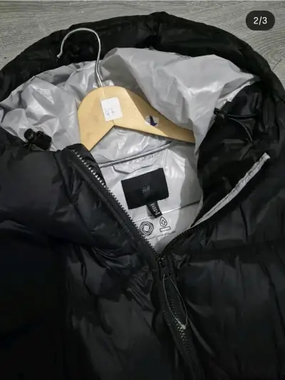 Chaqueta puffer negra hombre - miniatura 3