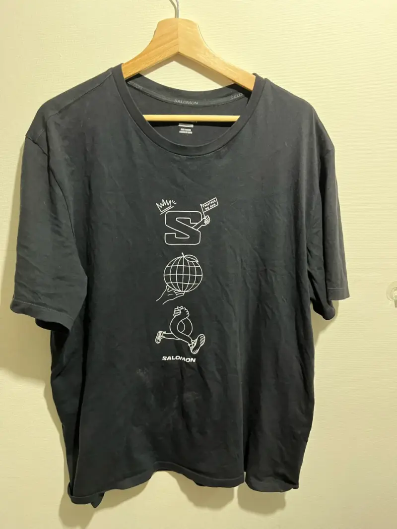 Polera negra Salomon  XL