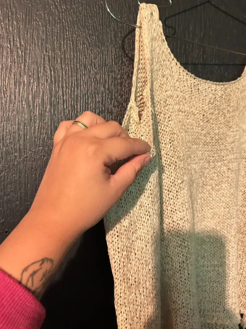 Suéter tejido beige - 2