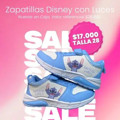 Zapatillas Disney con luces Stich - miniatura 1