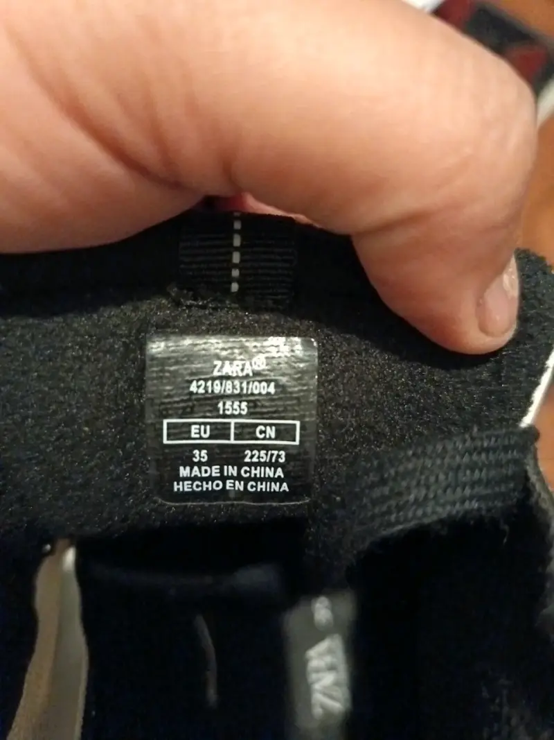 Zapatillas altas gris y blanco Zara talla 35de niñ - 4