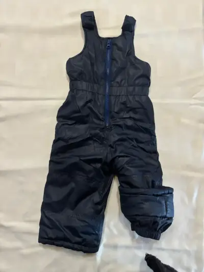 Pantalón de nieve infantil azul - miniatura 1