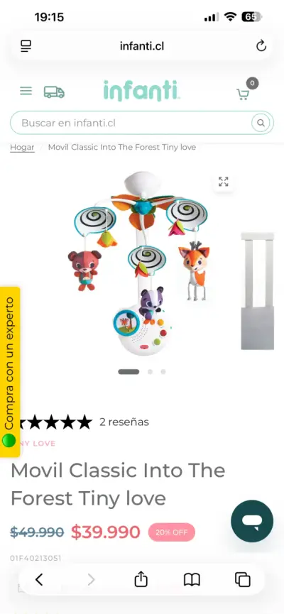 Móvil musical para cuna - miniatura 3