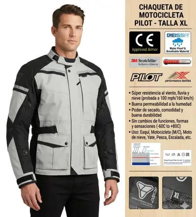 Chaqueta de motocicleta Pilot XL - miniatura 1