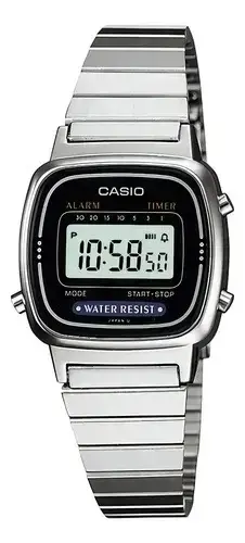 Reloj digital Casio plateado - 2