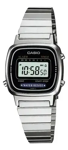 Reloj digital Casio plateado - miniatura 2