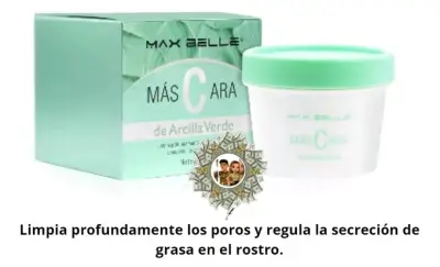 Máscara Arcilla Verde Max Belle - miniatura 1